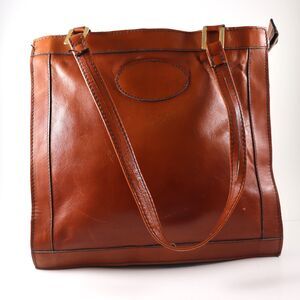Brown Vintage Flat Purse/Bag - No Brand